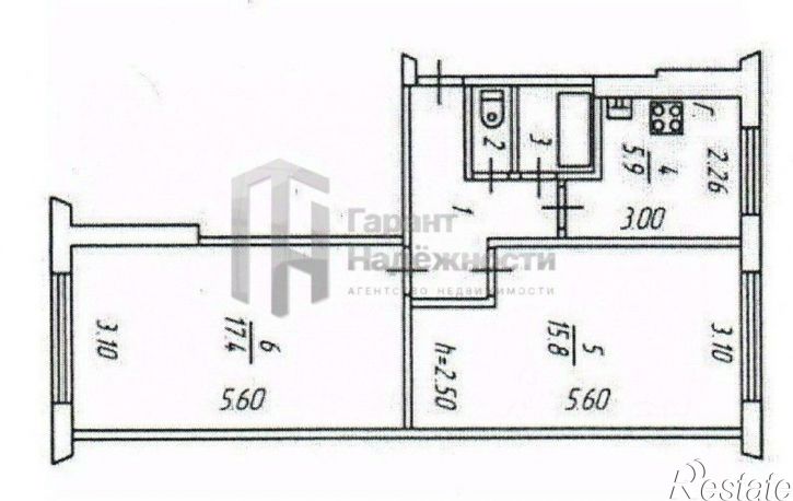 2-комн квартира улица Халатина, 21,  д. 21