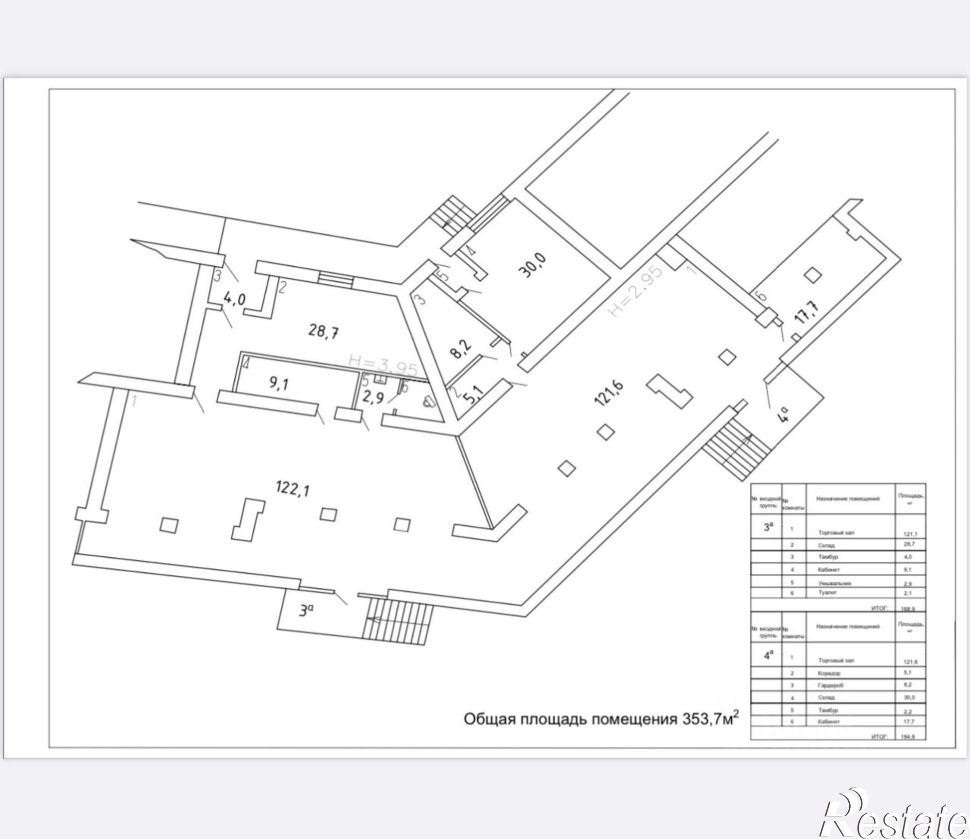 Купить торговое помещение за 35 800 000 рублей на Морская улица, 3