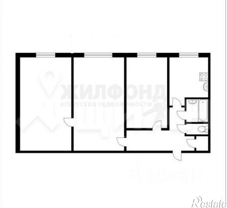 3-комн квартира проезд Ивана Халатина, 19,  д. 19