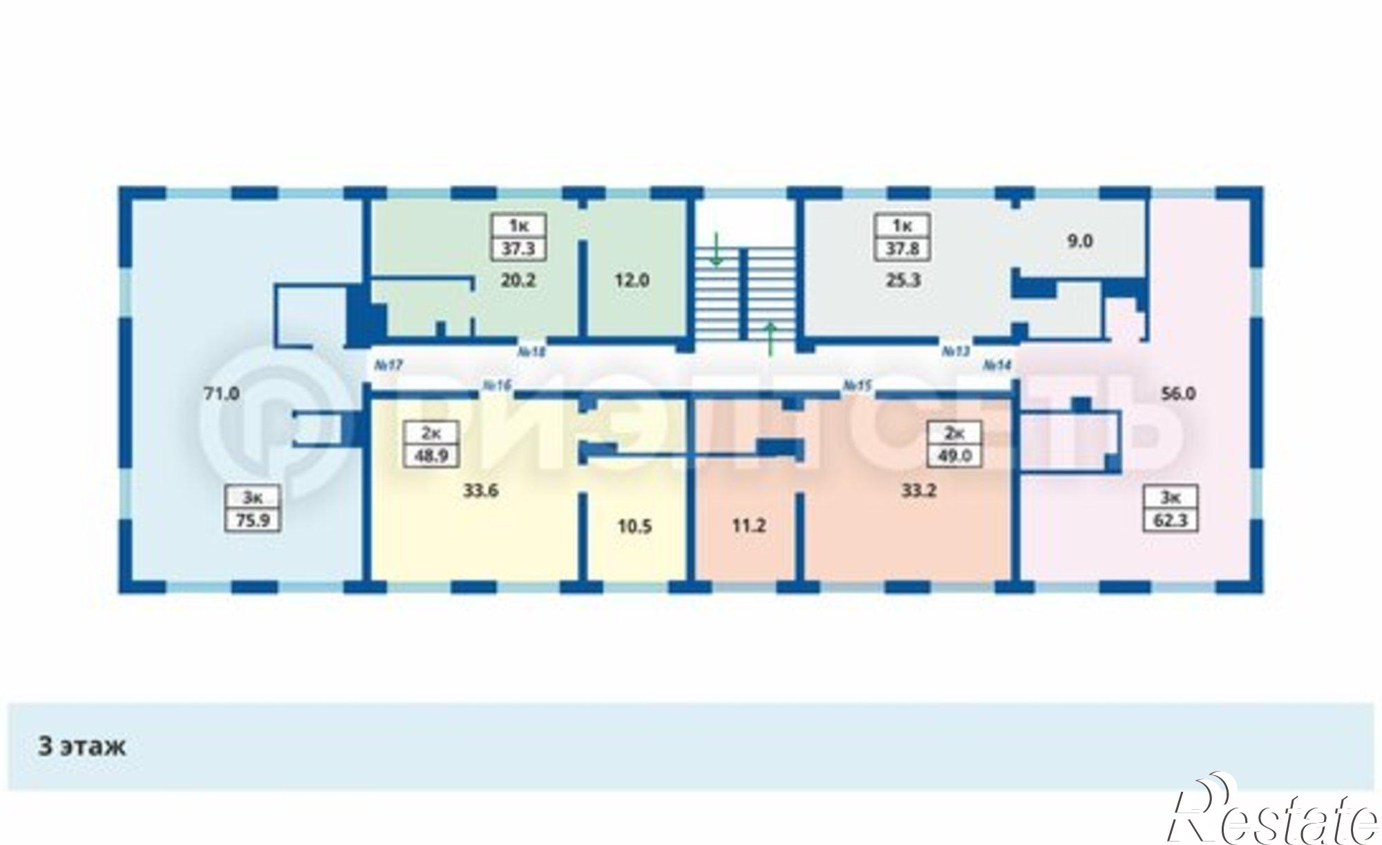 Купить квартиру за 4 890 000 рублей на проезд Михаила Бабикова, 6А