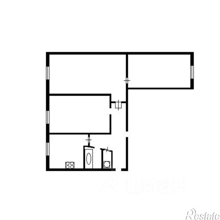 3-комн квартира улица Александра Невского, 95,  д. 95