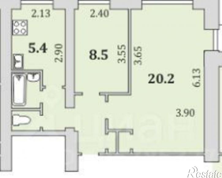 2-комн квартира Театральный б-р, 2,  д. 2