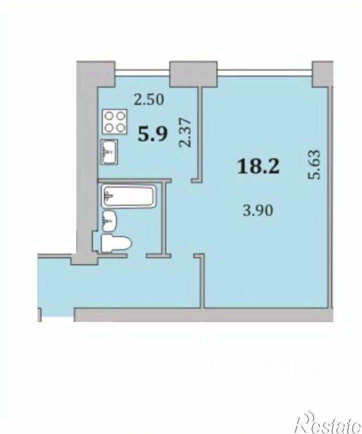 1-комн квартира пр-кт Кирова, 20,  д. 20
