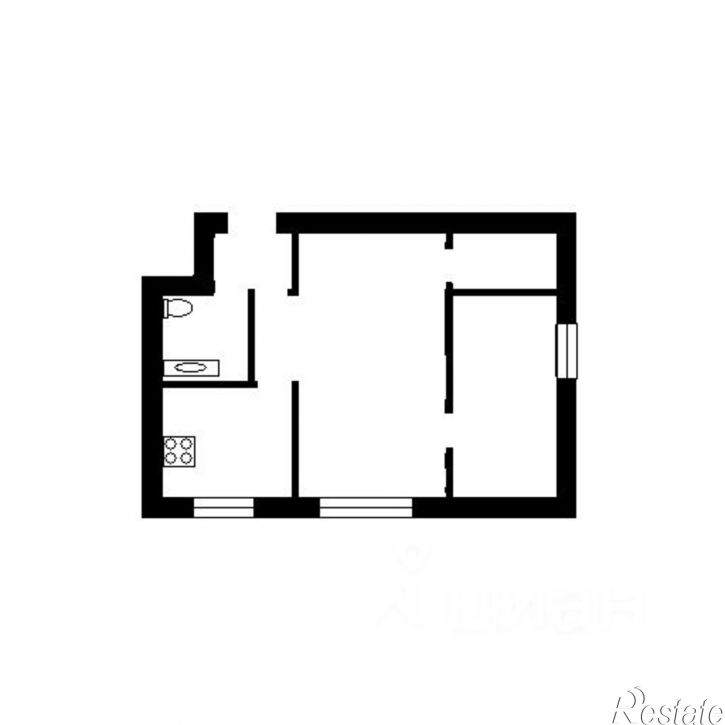 2-комн квартира улица Егорова, 19,  д. 19