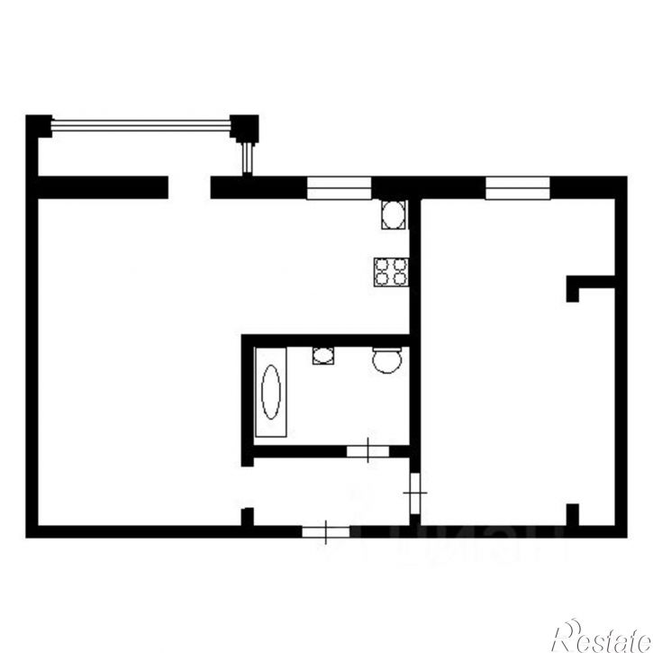 2-комн квартира Якорный переулок, 14,  д. 14