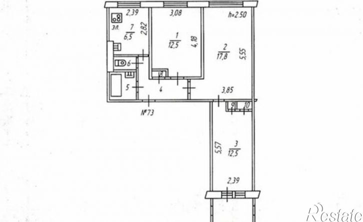 3-комн квартира улица Крупской, 36,  д. 36