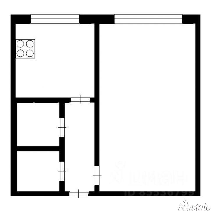 1-комн квартира Верхне-Ростинское шоссе, 17,  д. 17