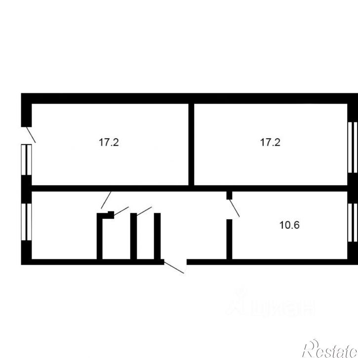 3-комн квартира ул Воровского, 15,  д. 15