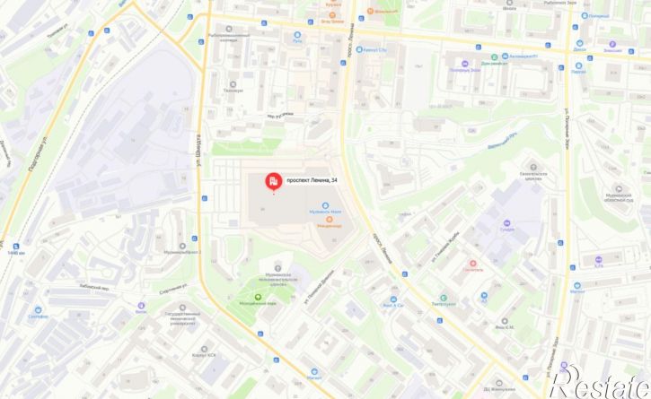 Торговое помещение проспект Ленина, 34,  д. 34