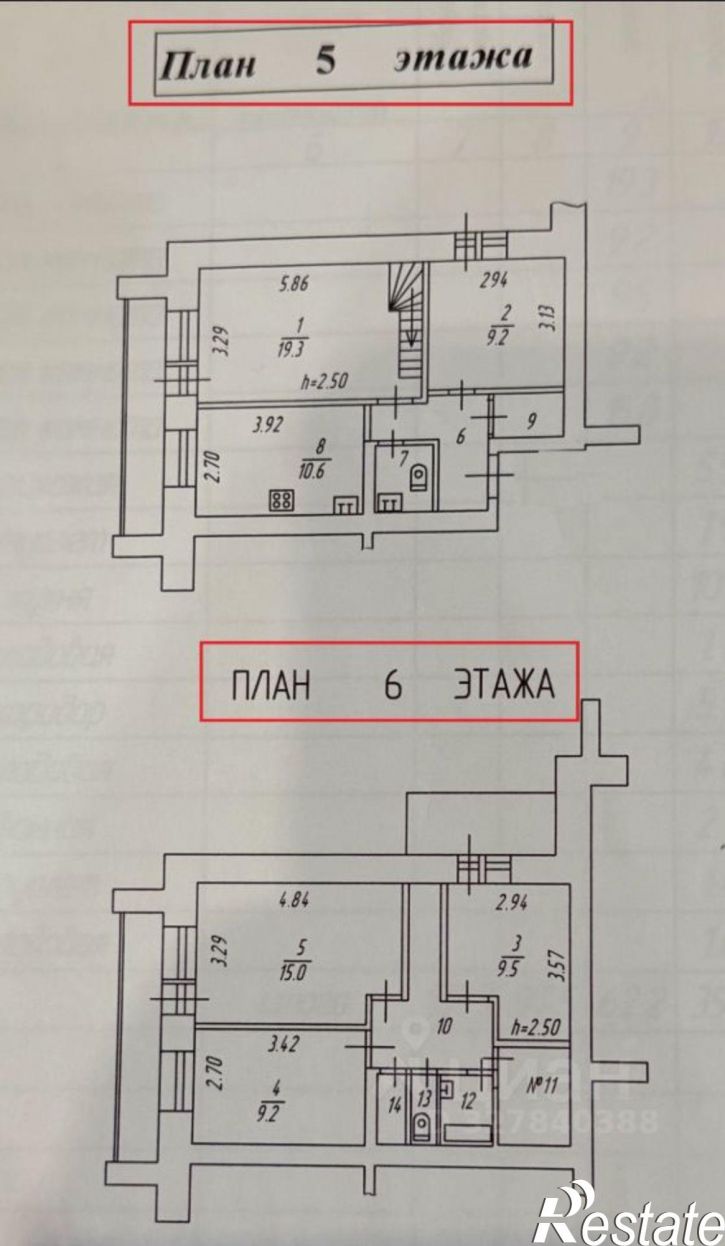 5-комн квартира улица Капитана Пономарёва, 9 к5,  д. 9 к5