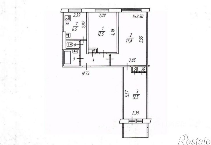 3-комн квартира ул Крупской, 36,  д. 36