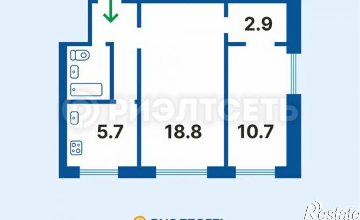2-комн квартира ул Полярные Зори, 30,  д. 30