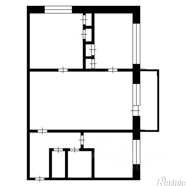 3-комн квартира улица Капитана Пономарёва, 5,  д. 5