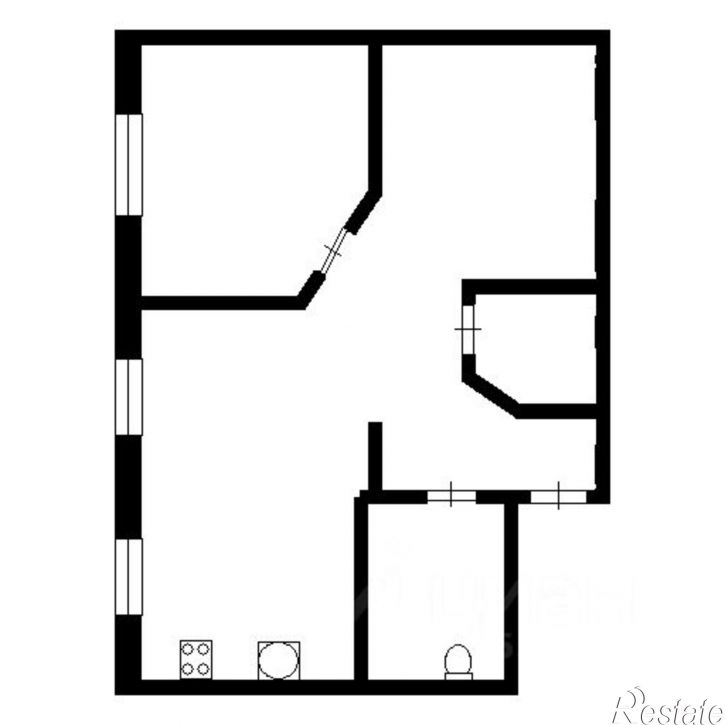 2-комн квартира пр-кт Героев-североморцев, 69,  д. 69