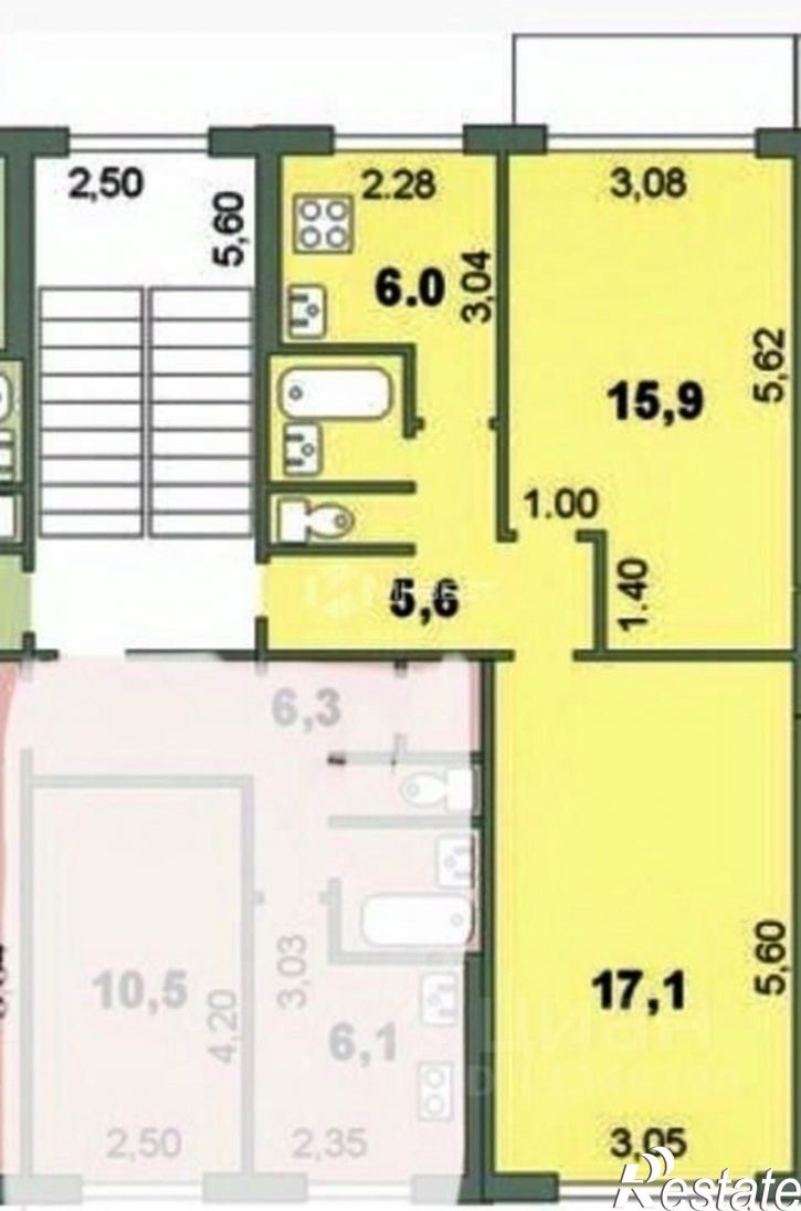 2-комн квартира ул Олега Кошевого, 24,  д. 24