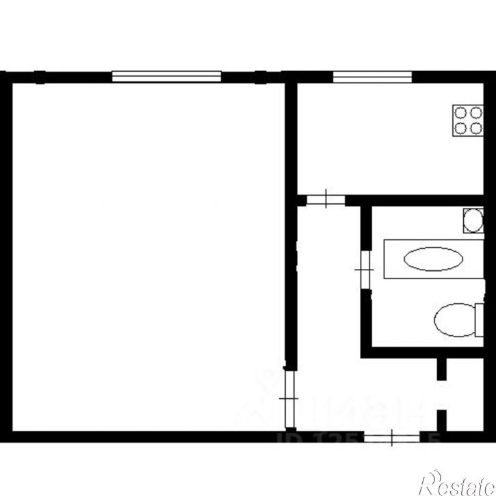 1-комн квартира пр-кт Героев-североморцев, 43,  д. 43