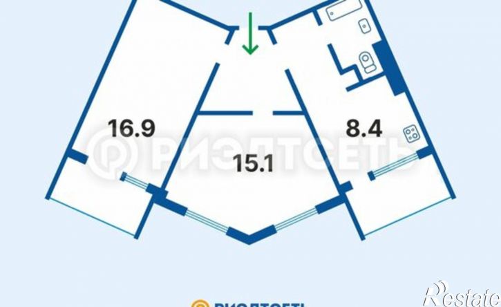 2-комн квартира ул Крупской, 48,  д. 48
