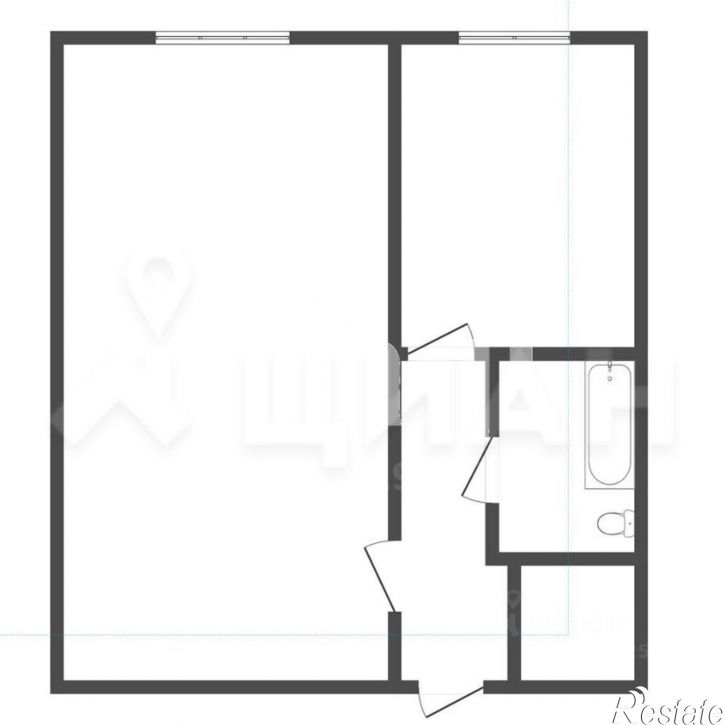 1-комн квартира улица Новое Плато, 4,  д. 4
