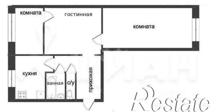 2-комн квартира улица Зелёная, 47,  д. 47